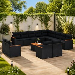 Comfortable and Affordable 14-Piece Outdoor Sofa Set