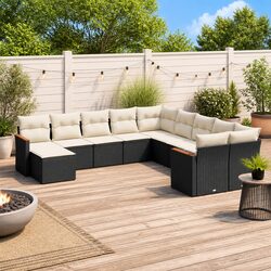 Reassuring 11 Piece Outdoor Sofa Set with Practical Features