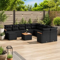 Comfortable 12 Piece Garden Sofa Set with Storage Features