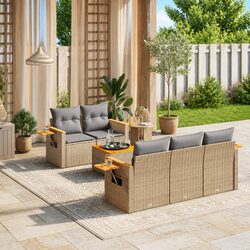 Warm and Versatile Garden Sofa Set for Outdoor Relaxation