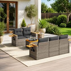 Cozy 6 Piece Garden Sofa Set for Your Outdoor Living