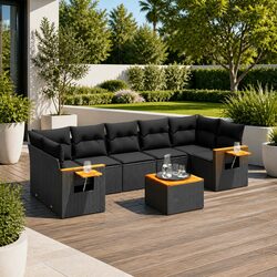 8-Piece Garden Sofa Set: Quality and Comfort Combined
