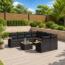 Comfortable and Reliable 9-Piece Garden Sofa Set