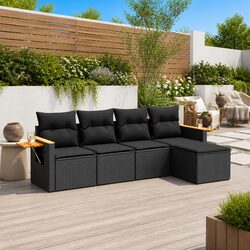 Practical 5 Piece Garden Sofa Set for Outdoor Living