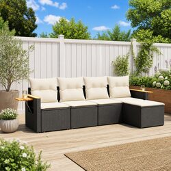 Reliable 5 Piece Outdoor Sofa Set with Storage Solutions