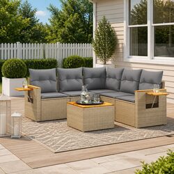 Cozy 6-Piece Garden Sofa Set for Your Outdoor Space