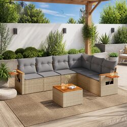 Durable Garden Sofa Set with Storage and Easy Care
