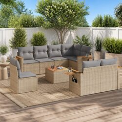 Comfortable and Practical 9 Piece Garden Sofa Set