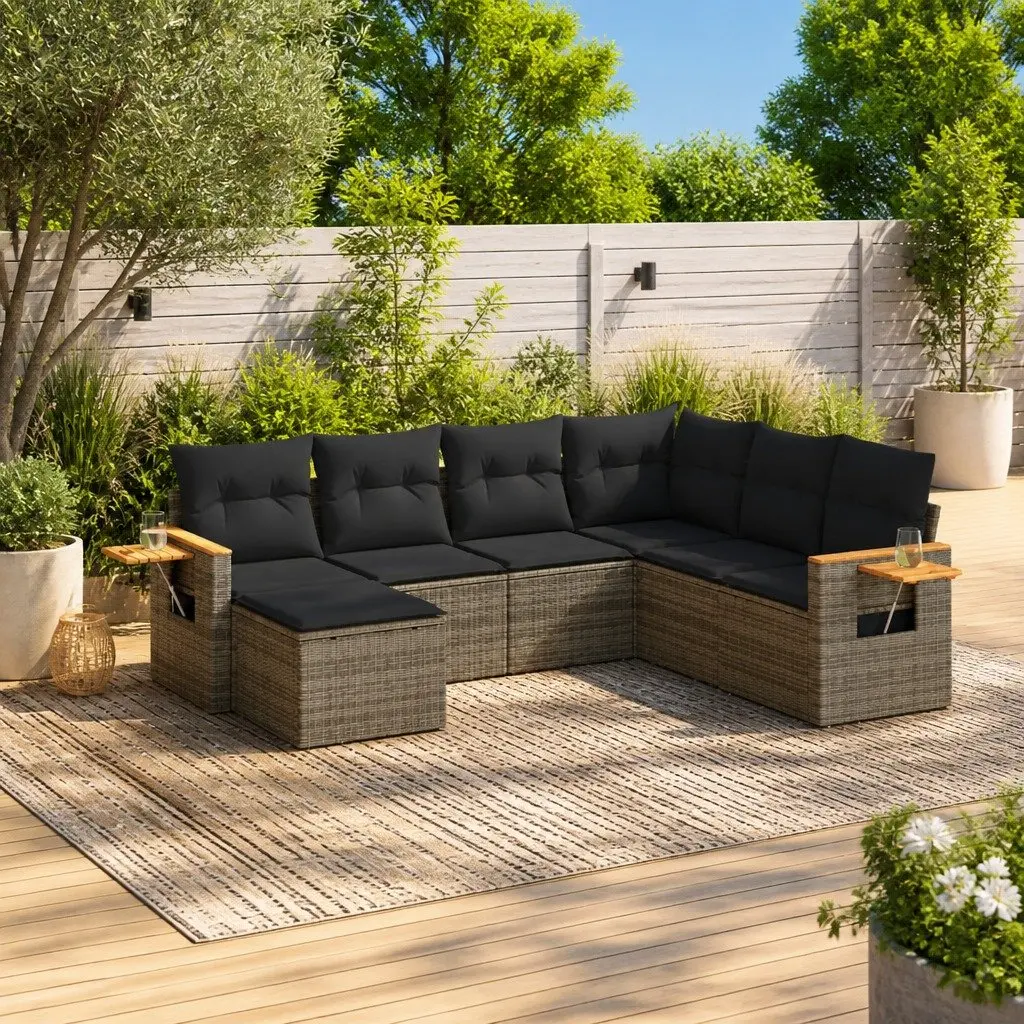 7-Piece Modular Garden Sofa Set