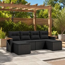 Reliable and Cozy 6 Piece Garden Sofa Set for Your Outdoors