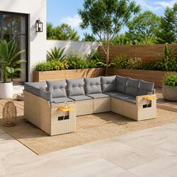 Value and Comfort in This 9-Piece Garden Sofa Set