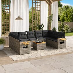 10-Piece Garden Sofa Set: Quality and Comfort Combined