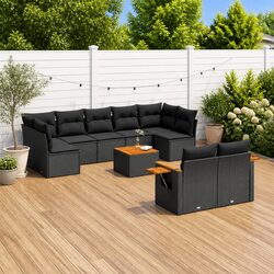 Comfortable and Practical 10 Piece Garden Sofa Set