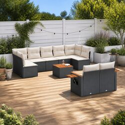 10-Piece Garden Sofa Set: Practical and Affordable Comfort