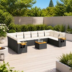 Practical and Durable 11-Piece Garden Sofa Set