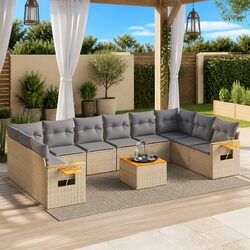 Comfortable and Durable 11 Piece Garden Sofa Set