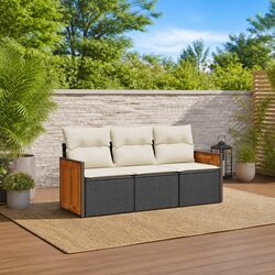 Welcoming 3-Piece Sofa Set for Outdoor Comfort