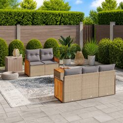 Comfortable and Practical 6-Piece Outdoor Sofa Set