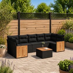 8-Piece Garden Sofa Set: Value and Practicality Combined
