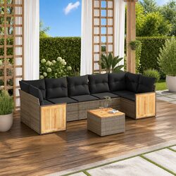 Value-Driven 8 Piece Garden Sofa Set for Outdoor Spaces