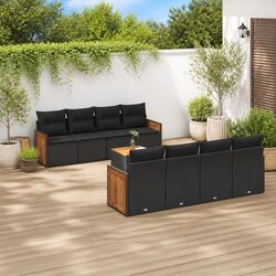 Comfortable and Durable 9-Piece Garden Sofa Set
