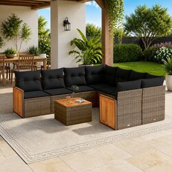 Comfort Meets Value: 9-Piece Modular Sofa Set