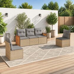 Comfortable and Durable Outdoor Sofa Set 5 Pieces