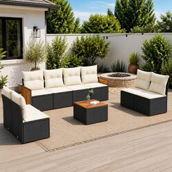 9-Piece Garden Sofa Set: Practical and Stylish Outdoor Seating