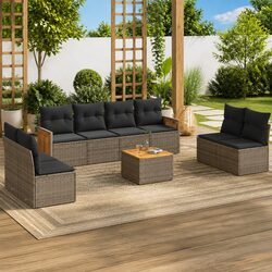 Quality 9-Piece Garden Sofa Set for Relaxing Outdoors