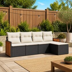 Practical and Affordable 5 Piece Garden Sofa Set