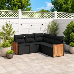 Comfortable and Functional 5-Piece Garden Sofa Set