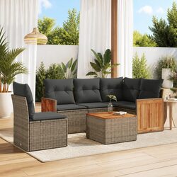 Comfort and Value: 6-Piece Garden Sofa Set