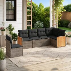 Comfort and Value in This 6-Piece Outdoor Sofa Set