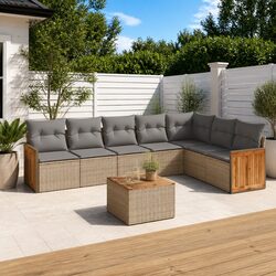 Reliable 8-Piece Sofa Set for Your Outdoor Comfort