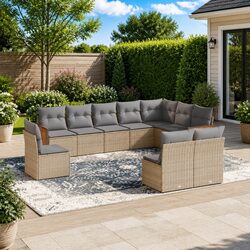 10-Piece Outdoor Sofa Set: Comfort and Value Combined