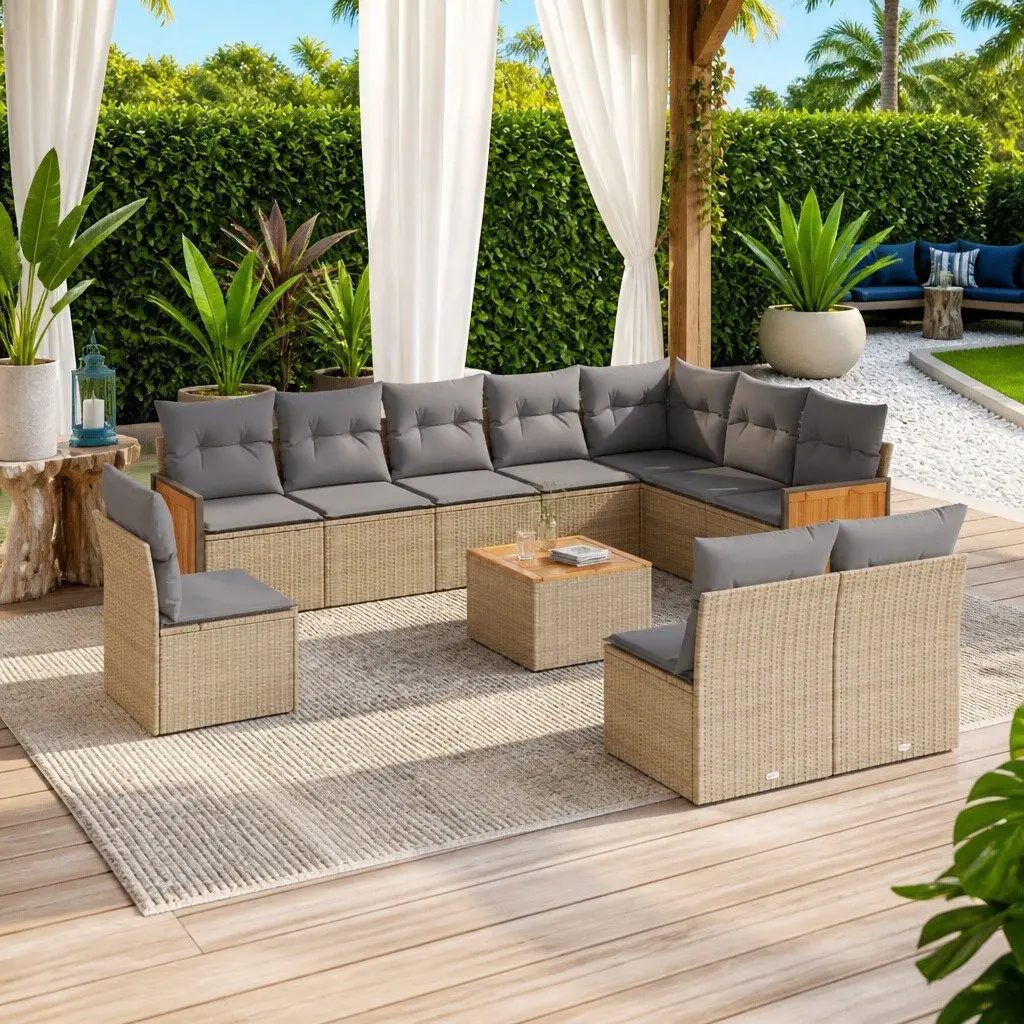 11-Piece Garden Sofa Set