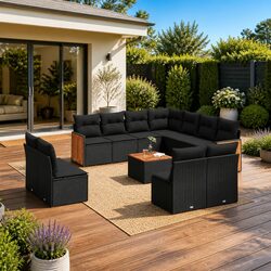 Comfortable 12 Piece Garden Sofa Set for Your Outdoor Space