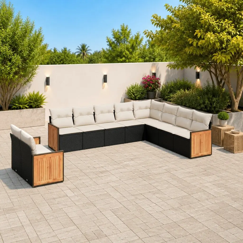 10 Piece Outdoor Sofa Set