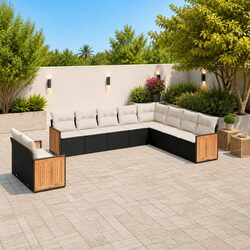 Comfortable and Functional 10 Piece Outdoor Sofa Set