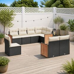 Comfortable 8-Piece Outdoor Sofa Set with Storage