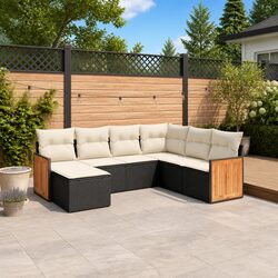 Comfortable and Practical 7 Piece Garden Sofa Set