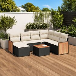 Reliable 8-Piece Garden Sofa Set with Functional Design