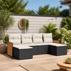 Practical and Elegant 6-Piece Garden Sofa Set