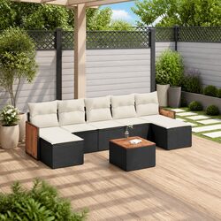 Comfortable 8 Piece Garden Sofa Set with Value