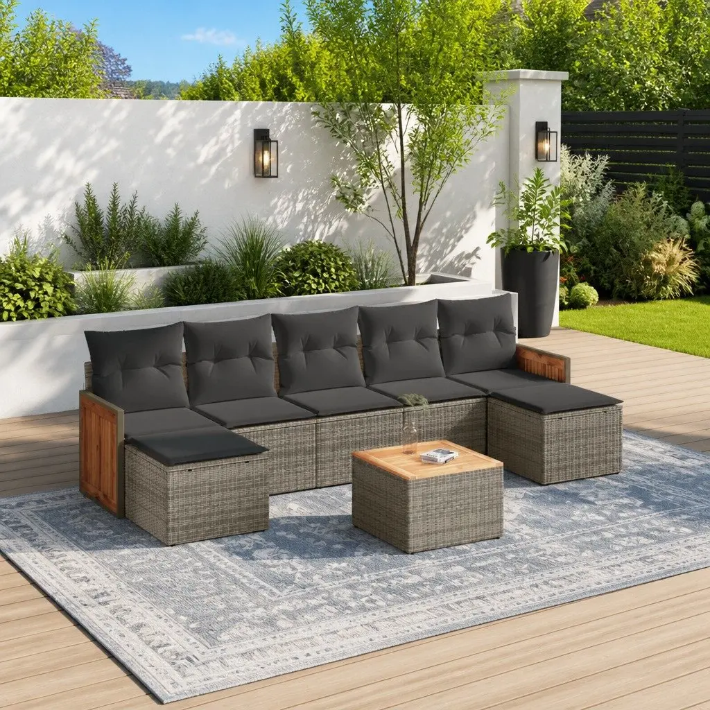 8 Piece Garden Sofa Set