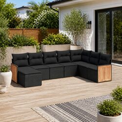 Comfortable and Functional 8-Piece Garden Sofa Set
