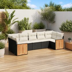 Comfortable and Reliable 7-Piece Garden Sofa Set