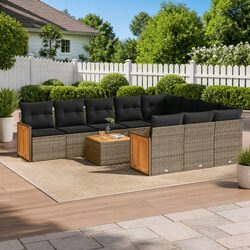 Comfortable and Durable 11-Piece Garden Sofa Set