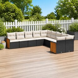 Comfort and Value with a 10-Piece Garden Sofa Set