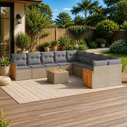 Comfortable and Reliable 11 Piece Garden Sofa Set